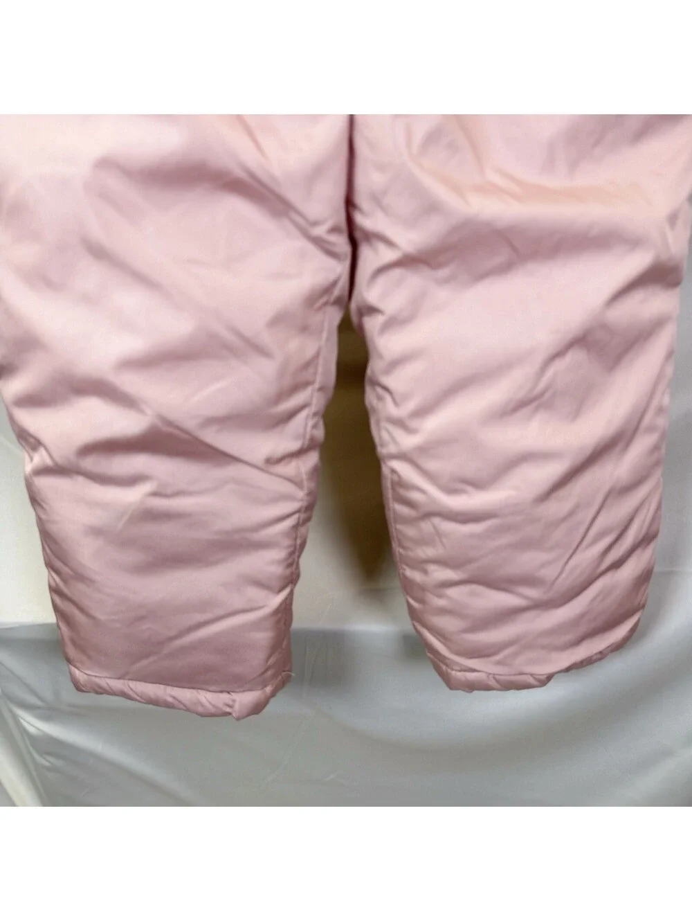 C &C Girls Size 5 Years Pink ColdControl Half-Zip Snow Pant Bib Overalls